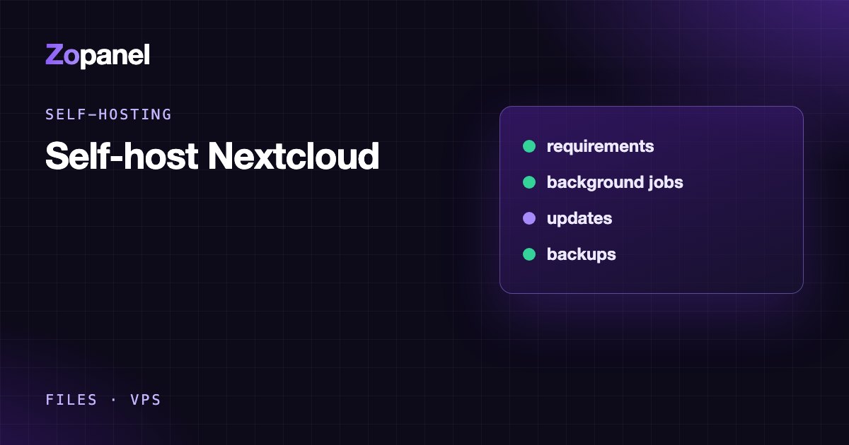 Illustration: Nextcloud on a VPS syncing files with a laptop and a phone